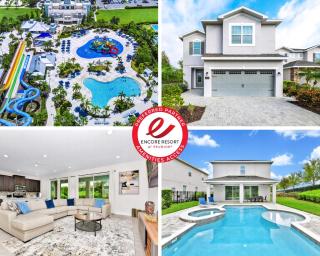 Lovely Home Near Disney With Private Pool, Water Park & Resort Access At Encore Resort Reunion - 7423Mr - 0