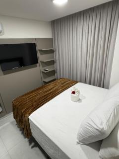 Melhores Flats - Jacuzzi privativa, beira-mar - 5
