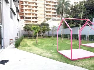 Studio Novíssimo Vila Olímpia! Varanda Ar Academia CoWorking Lavanderia Pet Place Wifi TV LCD! 10 min Congonhas! - São Paulo - 1