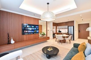 Beach Serenity, Modern 1BR in Dubai, Palace Beach Residences, Emaar Beachfront - 3