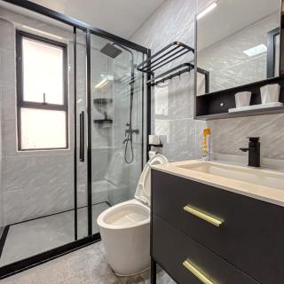 elegant executive fully furnished three bedroom apartment with ample parking space, swimming pool fully equipped gym children playing ground and amazing city views - 9