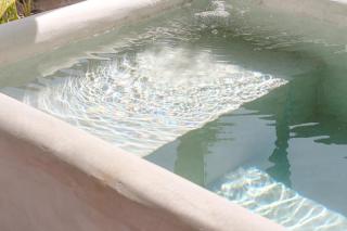 Outdoor bathroom, Outdoor bathtub, bed & kitchen tiny container house - 5