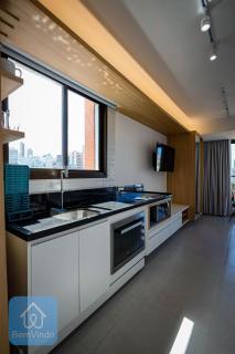 Estúdio Equipado Com Varanda Na Barra - 3