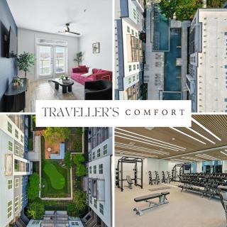 05 Downtown FW 1BR, Luxury Living with Resort Style Pool and Gym - 0