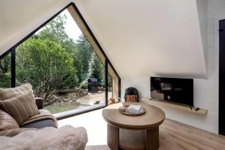 Luminous A-Frame Sanctuary near Pisgah National Forest in North Carolina - 1