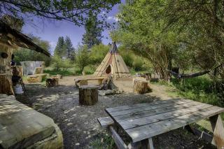Secluded Riverfront Tipi Retreat Surrounded by Pines in Garden Valley Idaho - 0