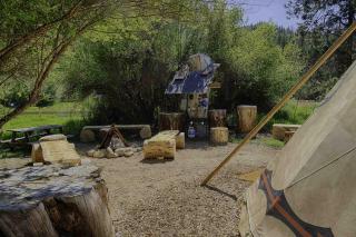 Secluded Riverfront Tipi Retreat Surrounded by Pines in Garden Valley Idaho - 2