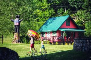 Romantic Farm-Stay Cabin with Petting Zoo & Hot Tub near Boone, NC - 2