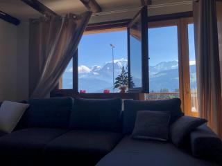 Appartement 10 personnes au pied des pistes vue Mont Blanc - 2
