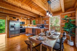 Smoky Mtn Cabin with Hot Tub, Game Room & Sauna - 4
