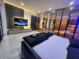 Design-Villa mit privatem Pool, Whirlpool & stimmungsvoller Beleuchtung - Linz - 4