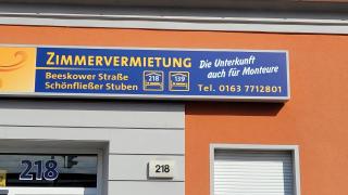 Zimmervermietung Schönfließer Stuben auch für Monteure - 9