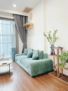 Căn hộ 1 phòng ngủ view hồ có khu Extra toà Masteri - Vinhomes Ocean Park - 2