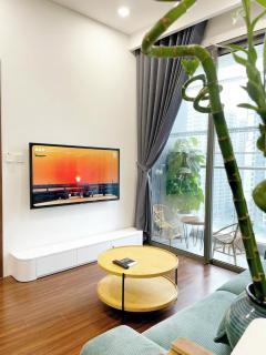 Căn hộ 1 phòng ngủ view hồ có khu Extra toà Masteri - Vinhomes Ocean Park - 1