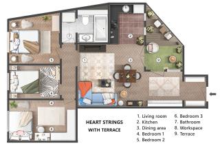 Heart Strings with Terrace 290 Mbps Old Town - 4