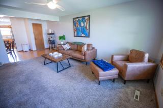 Work & Relax, 3BR Home with Office, Close to Downtown & Prairie Trail, Parking - 6