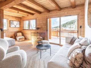 Demi-chalet haut de gamme 3 chambres à La Clusaz avec vues superbes - FR-1-459-243 - 2