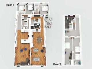 Two Condos for 14 Guests, 5 Bedrooms, Free Parking - 6