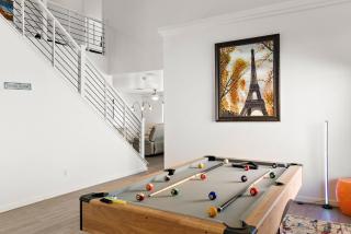 Float Fun Retreat Pool Hot Tub Fire Pit Foosball Pool Table - 3