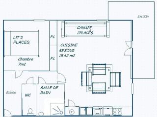 Appartement avec balcon et WIFI, près des pistes - FR-1-840-50 - 2