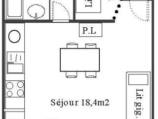 Studio cabine cosy pour 4 pers avec balcon et parking à Aussois - FR-1-840-49 - 5
