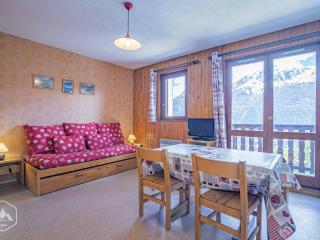 Studio cabine cosy pour 4 pers avec balcon et parking à Aussois - FR-1-840-49 - 2
