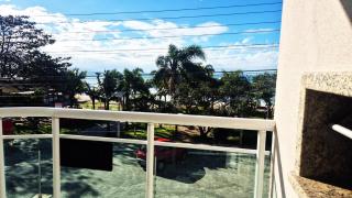 Primera línea de mar, vista frontal al mar, terraza, barbacoa y parking - Florianópolis - 1