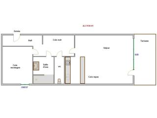 Studio chaleureux, proche pistes et commerces, garage, accepte animaux, terrasse ensoleillée - FR-1-304-26 - 1