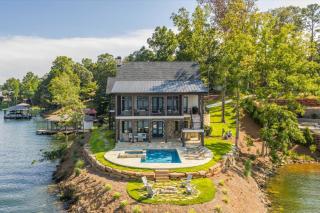 Luxe Lake Martin Home Pool Hot Tub Boat Dock - 3