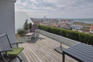 Flot Lejlighed I To Plan Med Udsigt Over Ebeltoft Vig Og Tæt På Bymidten - 0