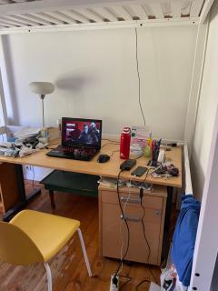 Chambre colocation Lit mezzanine - 1