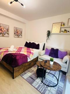 Room 3 - Luxurious Private Room with Kitchenette near QE Hospital Harborne - 3