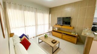 Apto c churrasqueira, piscina e ducha privativa - 3