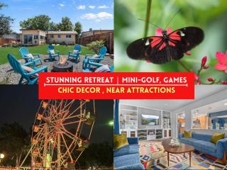 Coffee Themed - Cozy Family Getaway - Sleeps 12 - Mini Golf BBQ Yard - 0