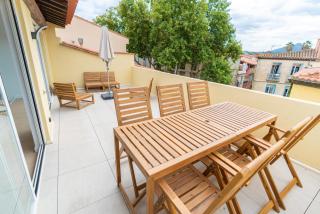 Duplex climatisé avec terrasse rooftop Cœur Argelès sur Mer - 6