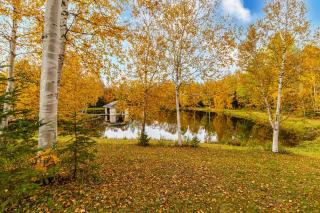 Chalet le Coyote Lac, Micro Ferme, Sentier Du Domaine, Vue Sur Les Monts, Idéal 2 4 Personnes - 2