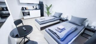 ALFA Stuttgart Mikro-Apartment 2 Betten Küche Bad l SmartTV WIFI l Porsche & Bosch l 2 Beds Kitchen Bath - 0