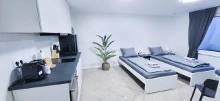ALFA Stuttgart Mikro-Apartment 2 Betten Küche Bad l SmartTV WIFI l Porsche & Bosch l 2 Beds Kitchen Bath - 7