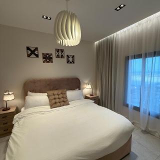 1BR , Living Room, Overlooking the sea of Rakah - 6