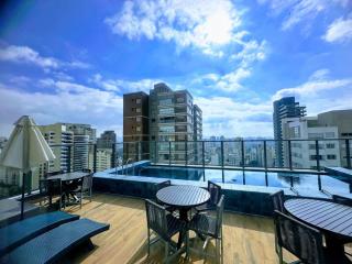 Studio moderno em Perdizes com Piscina e Academia na cobertura e Coworking próximo Allianz Parque e Albert Einsten - 4