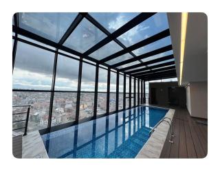 Stylish 1BR apartment with View, Pool & Sauna, Near Zona G! - Bogotá - 9