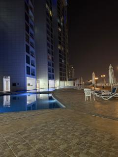 Corniche Residence Beach view Pool access Stunning View - Ajman - 2