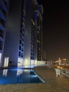 Corniche Residence Beach view Pool access Stunning View - Ajman - 1