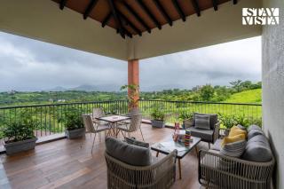 StayVista at Villa Eden Crest with Bonfire, Pool & Mountain View - 7