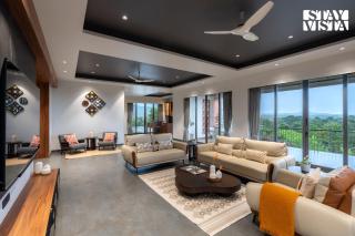 StayVista at Villa Eden Crest with Bonfire, Pool & Mountain View - 6