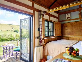 The Flying Scotsman Shepherd's Hut with Hot Tub - Brecon - 6