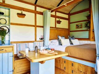 The Mallard Shepherd's Hut with Hot Tub - Brecon - 7