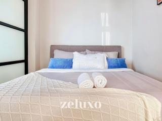 Zeluxo #JQ03 Jesselton Quay Tower 2 Level 10-2BR 1 Bath, Seaview - 8