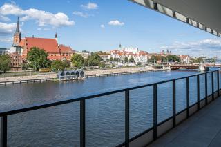 Nad Odrą Szczecin - luksusowy apartament z widokiem na Odrę, tarasem i klimatyzacją # - 9