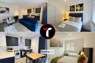 Spacious 2 Bed 2 Bath Flat with Free parking - 0